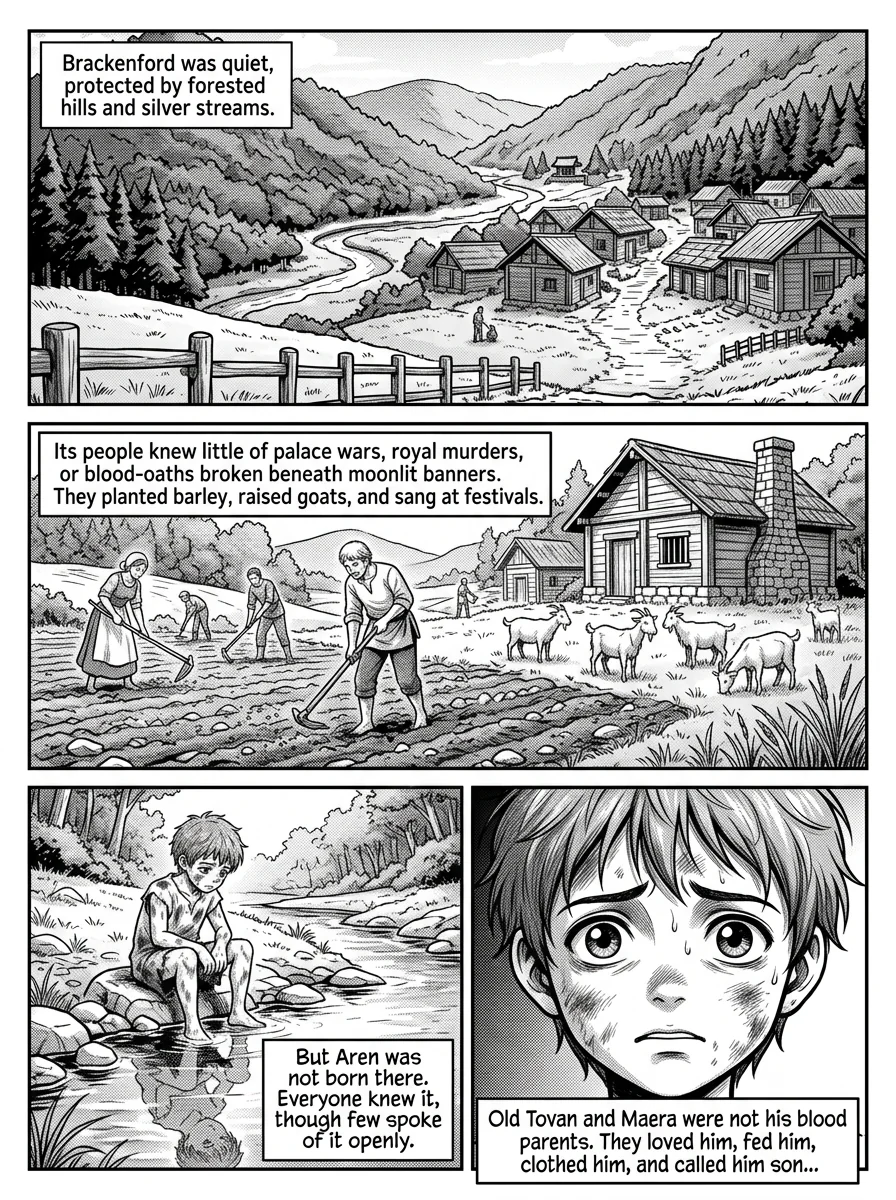 Moonwroth Crown Chapter 3 Page 6 - AI Generated Manga