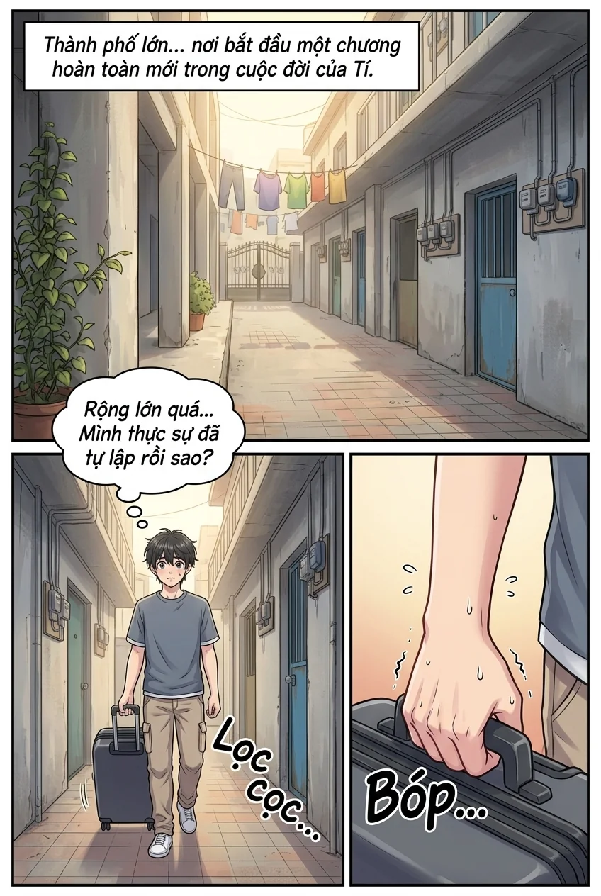 Xóm Trọ Vui Nhộn Chapter 1 Page 1 - AI Generated Manga