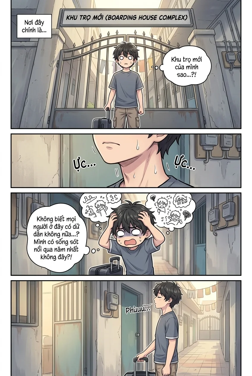 Xóm Trọ Vui Nhộn Chapter 1 Page 2 - AI Generated Manga