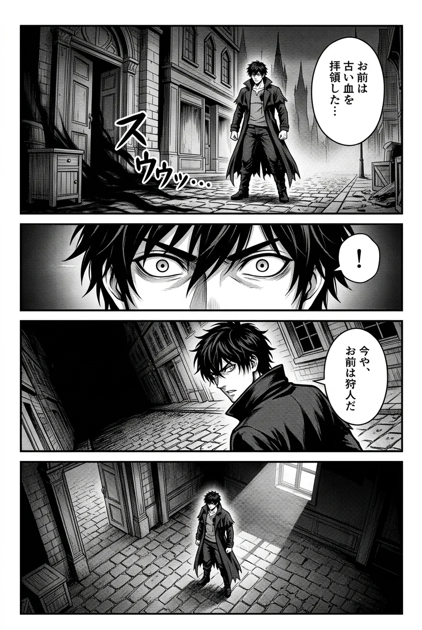 Bloodborne: Awakening of the Nameless Hunter Chapter 2 Page 2 - AI Generated Manga