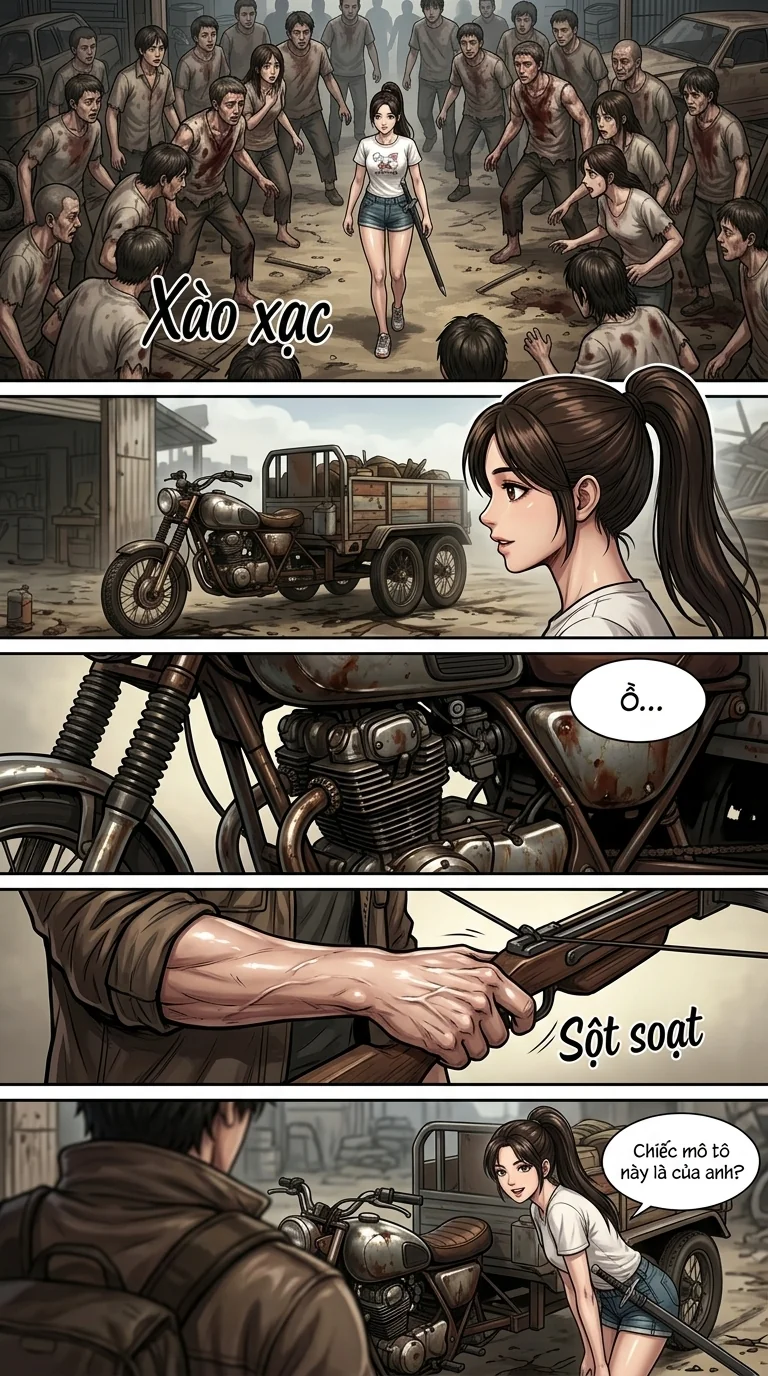 Danh Sách Đường Cái Cầu Sinh: Ta Tại Tận Thế Thăng Cấp Vật Tư Chapter 10 Page 12 - AI Generated Manga