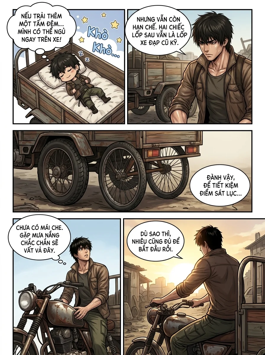 Danh Sách Đường Cái Cầu Sinh: Ta Tại Tận Thế Thăng Cấp Vật Tư Chapter 10 Page 3 - AI Generated Manga