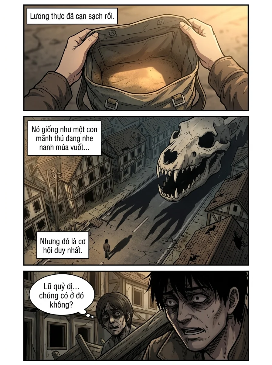 Danh Sách Đường Cái Cầu Sinh: Ta Tại Tận Thế Thăng Cấp Vật Tư Chapter 2 Page 13 - AI Generated Manga