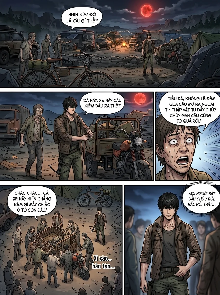 Danh Sách Đường Cái Cầu Sinh: Ta Tại Tận Thế Thăng Cấp Vật Tư Chapter 2 Page 3 - AI Generated Manga