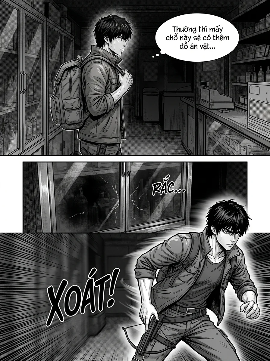 Danh Sách Đường Cái Cầu Sinh: Ta Tại Tận Thế Thăng Cấp Vật Tư Chapter 3 Page 12 - AI Generated Manga