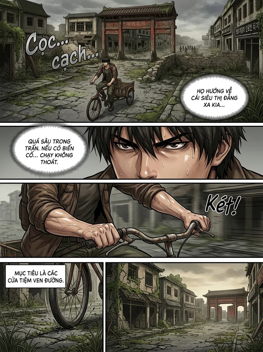 Danh Sách Đường Cái Cầu Sinh: Ta Tại Tận Thế Thăng Cấp Vật Tư Chapter 3 Page 6 - AI Generated Manga