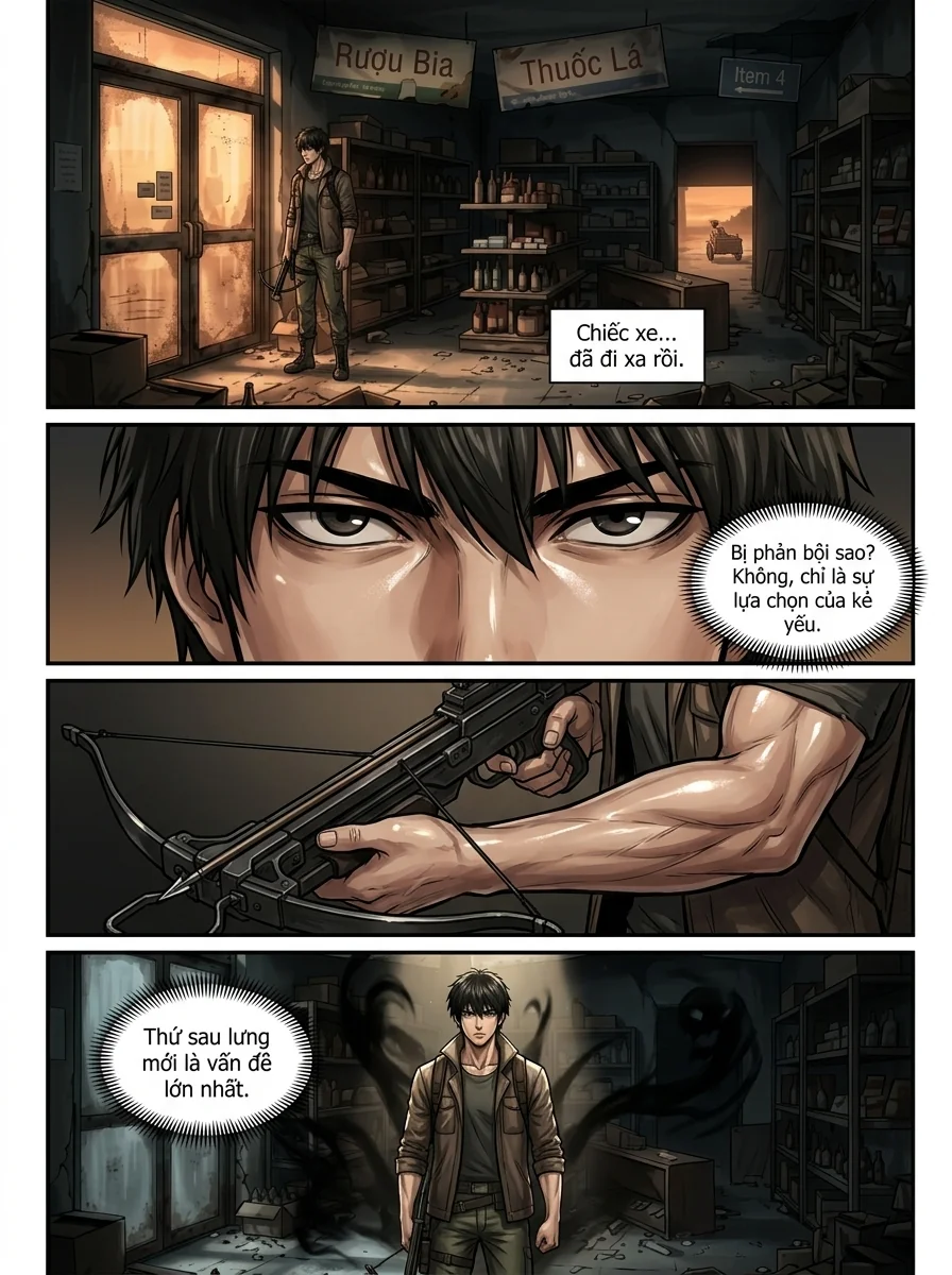 Danh Sách Đường Cái Cầu Sinh: Ta Tại Tận Thế Thăng Cấp Vật Tư Chapter 4 Page 14 - AI Generated Manga