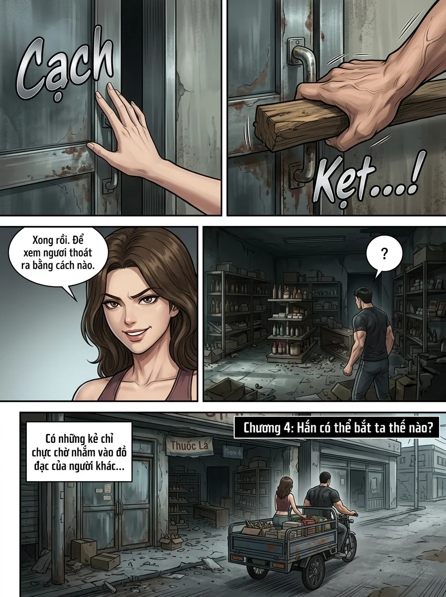 Danh Sách Đường Cái Cầu Sinh: Ta Tại Tận Thế Thăng Cấp Vật Tư Chapter 4 Page 3 - AI Generated Manga