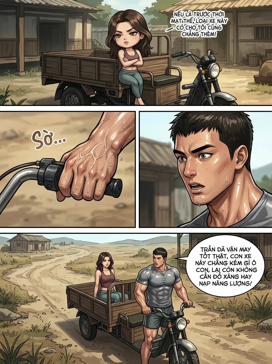 Danh Sách Đường Cái Cầu Sinh: Ta Tại Tận Thế Thăng Cấp Vật Tư Chapter 4 Page 6 - AI Generated Manga