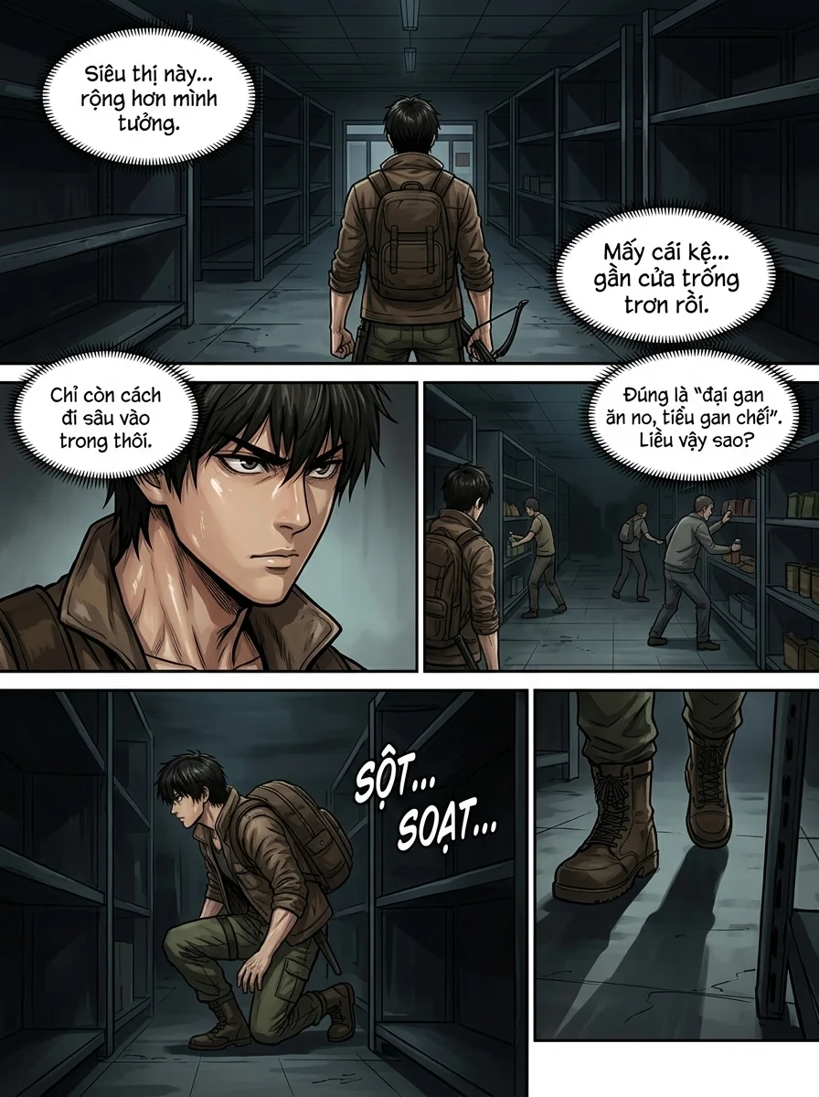 Danh Sách Đường Cái Cầu Sinh: Ta Tại Tận Thế Thăng Cấp Vật Tư Chapter 5 Page 3 - AI Generated Manga