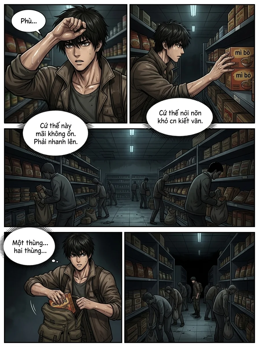 Danh Sách Đường Cái Cầu Sinh: Ta Tại Tận Thế Thăng Cấp Vật Tư Chapter 5 Page 8 - AI Generated Manga