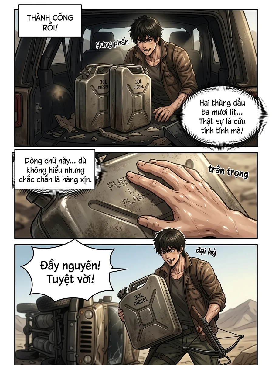 Danh Sách Đường Cái Cầu Sinh: Ta Tại Tận Thế Thăng Cấp Vật Tư Chapter 52 Page 11 - AI Generated Manga