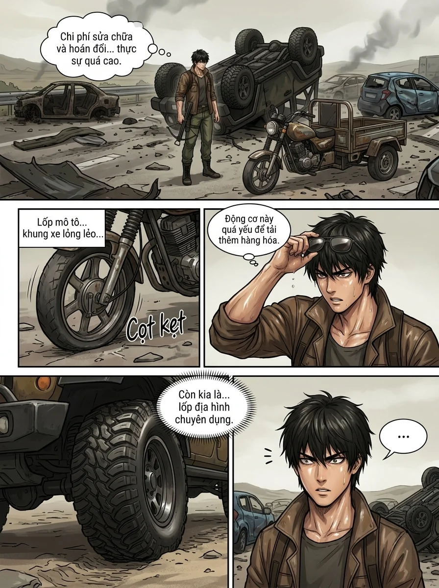 Danh Sách Đường Cái Cầu Sinh: Ta Tại Tận Thế Thăng Cấp Vật Tư Chapter 52 Page 17 - AI Generated Manga