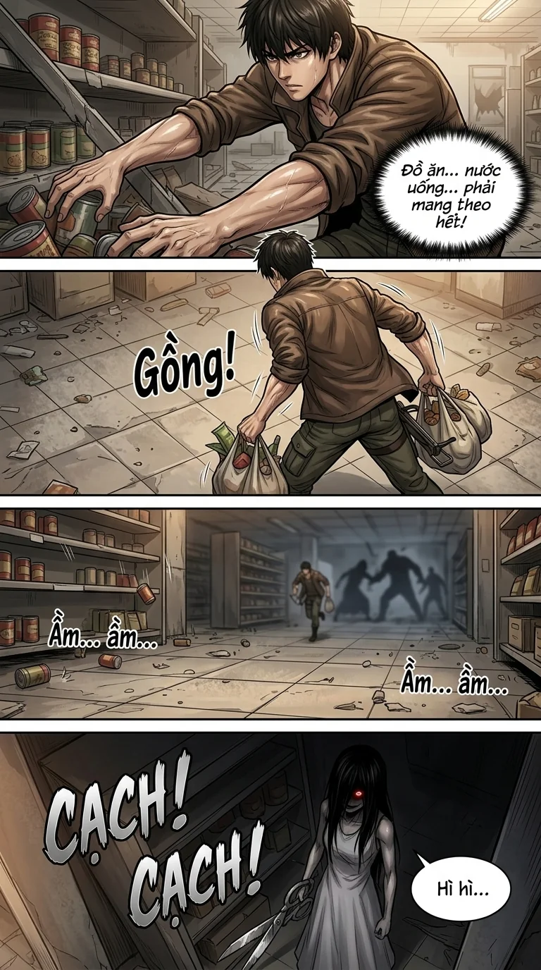 Danh Sách Đường Cái Cầu Sinh: Ta Tại Tận Thế Thăng Cấp Vật Tư Chapter 6 Page 17 - AI Generated Manga