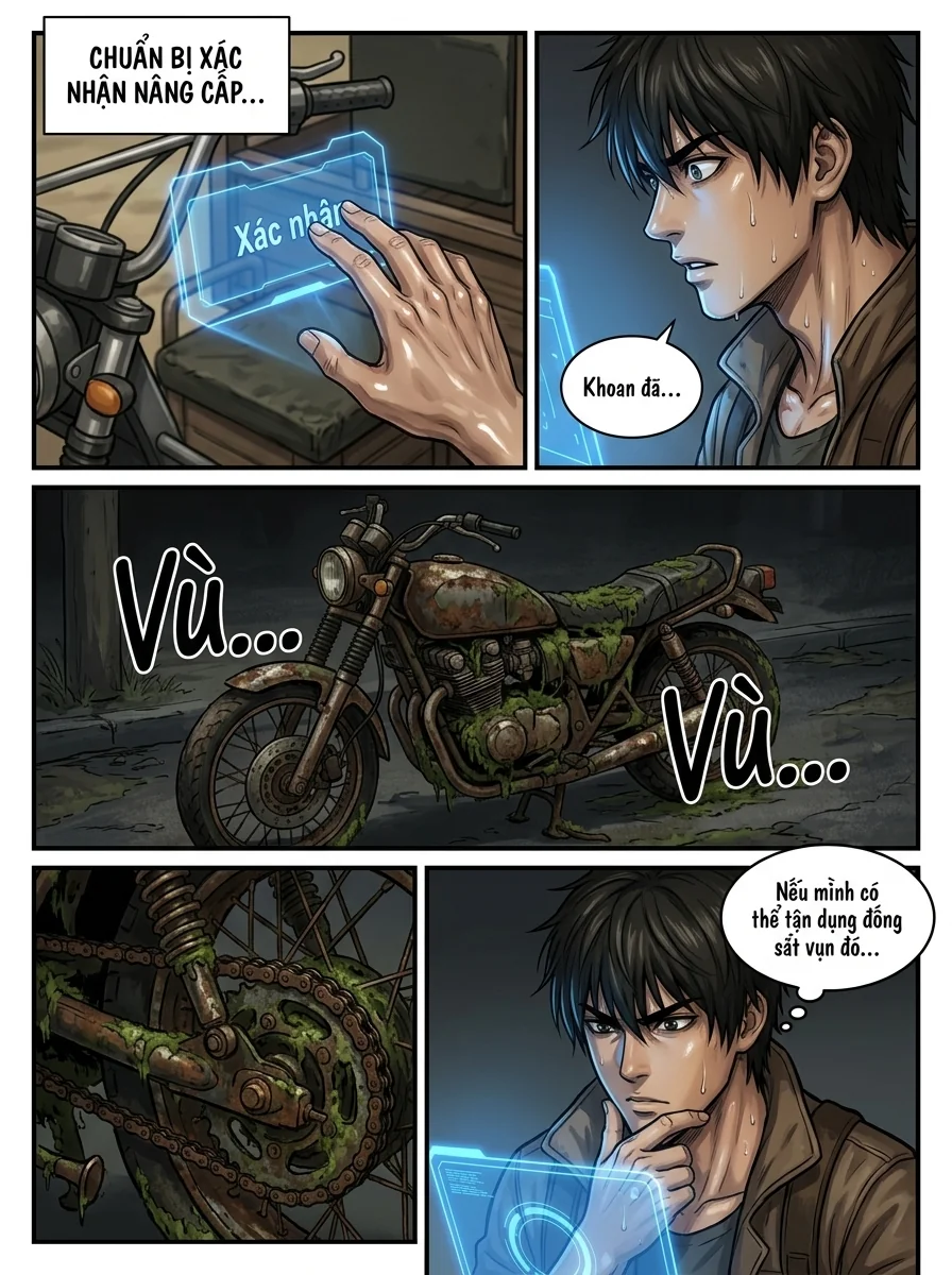 Danh Sách Đường Cái Cầu Sinh: Ta Tại Tận Thế Thăng Cấp Vật Tư Chapter 8 Page 12 - AI Generated Manga