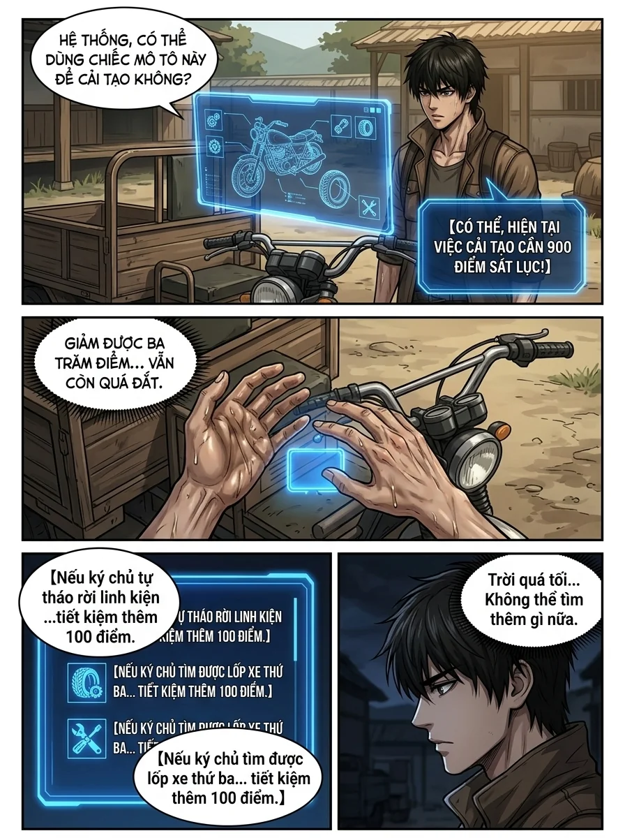 Danh Sách Đường Cái Cầu Sinh: Ta Tại Tận Thế Thăng Cấp Vật Tư Chapter 8 Page 16 - AI Generated Manga