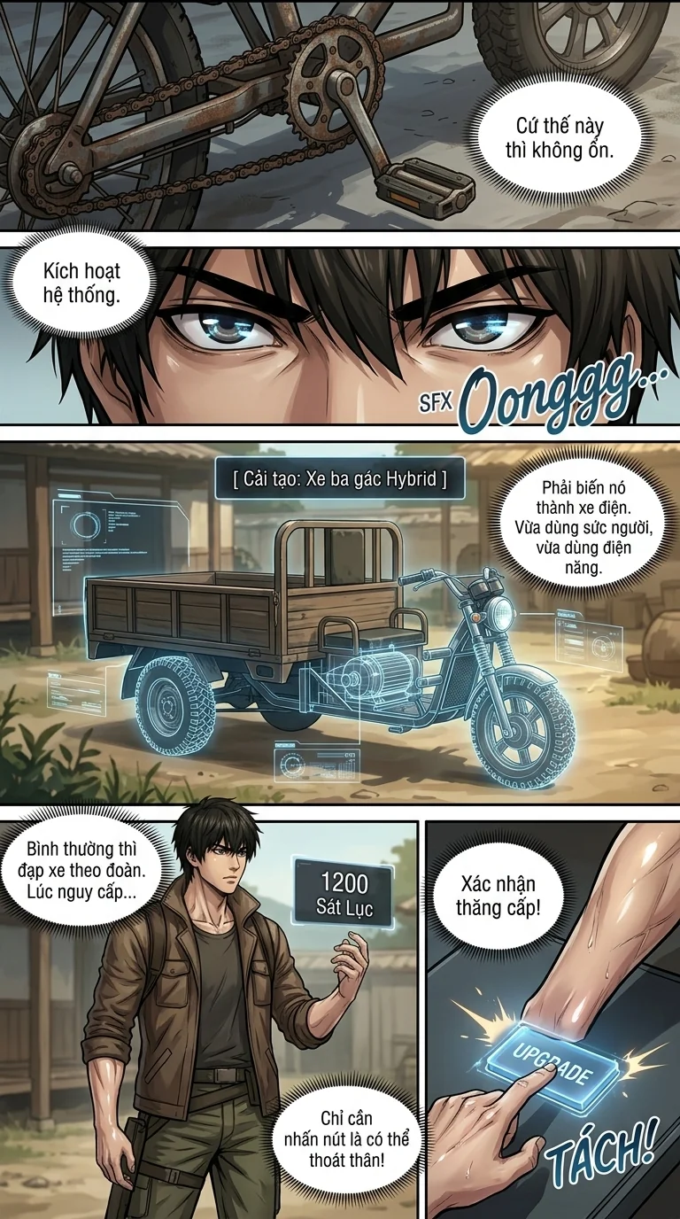 Danh Sách Đường Cái Cầu Sinh: Ta Tại Tận Thế Thăng Cấp Vật Tư Chapter 8 Page 2 - AI Generated Manga