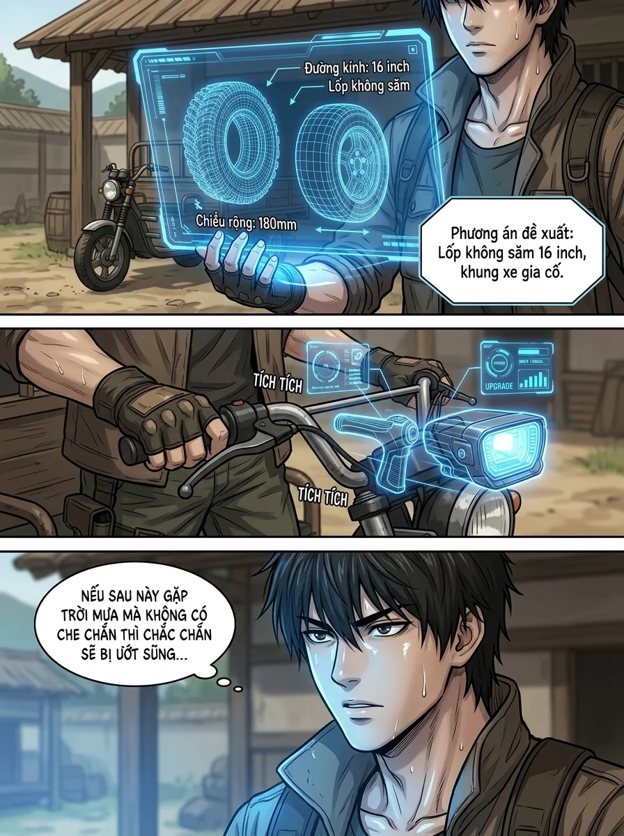 Danh Sách Đường Cái Cầu Sinh: Ta Tại Tận Thế Thăng Cấp Vật Tư Chapter 8 Page 4 - AI Generated Manga