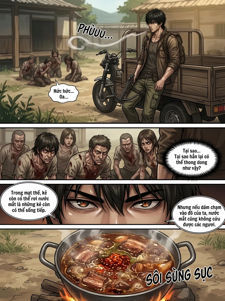Danh Sách Đường Cái Cầu Sinh: Ta Tại Tận Thế Thăng Cấp Vật Tư Chapter 9 Page 13 - AI Generated Manga