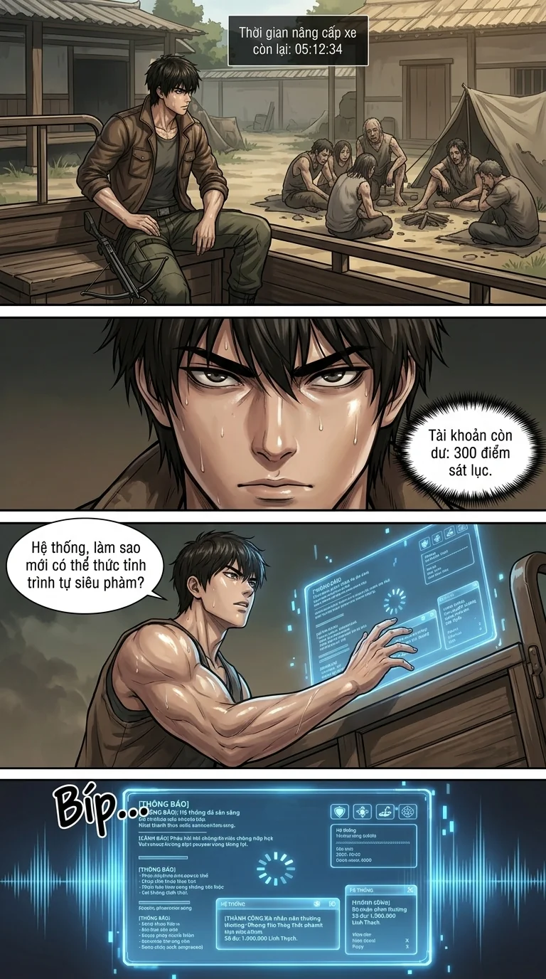 Danh Sách Đường Cái Cầu Sinh: Ta Tại Tận Thế Thăng Cấp Vật Tư Chapter 9 Page 14 - AI Generated Manga