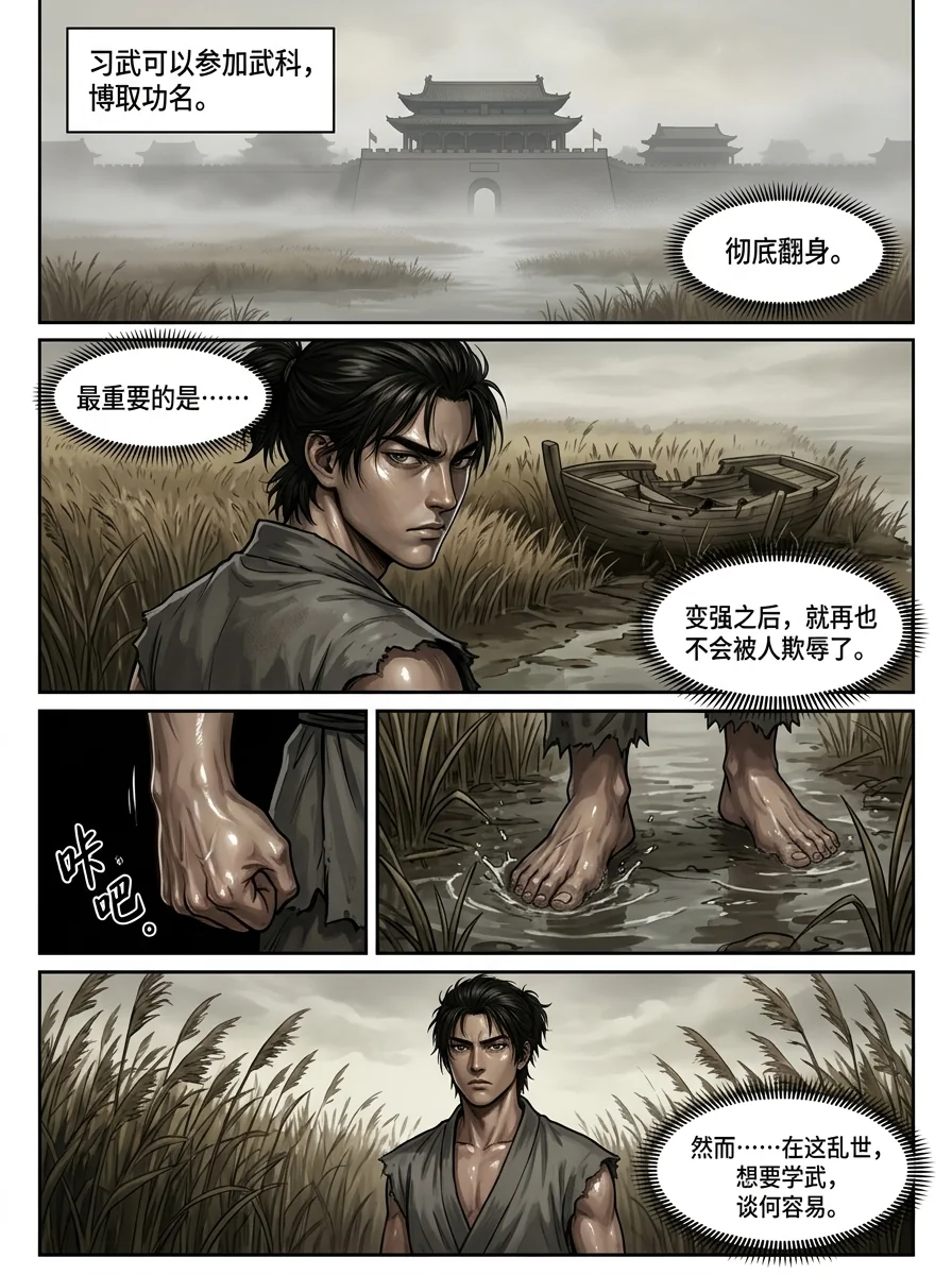 苟在武道世界成圣 Chapter 1 Page 7 - AI Generated Manga