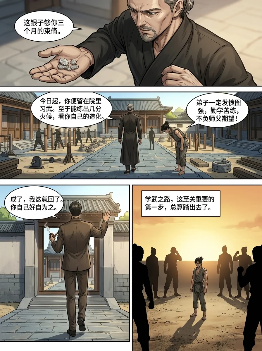 苟在武道世界成圣 Chapter 5 Page 4 - AI Generated Manga