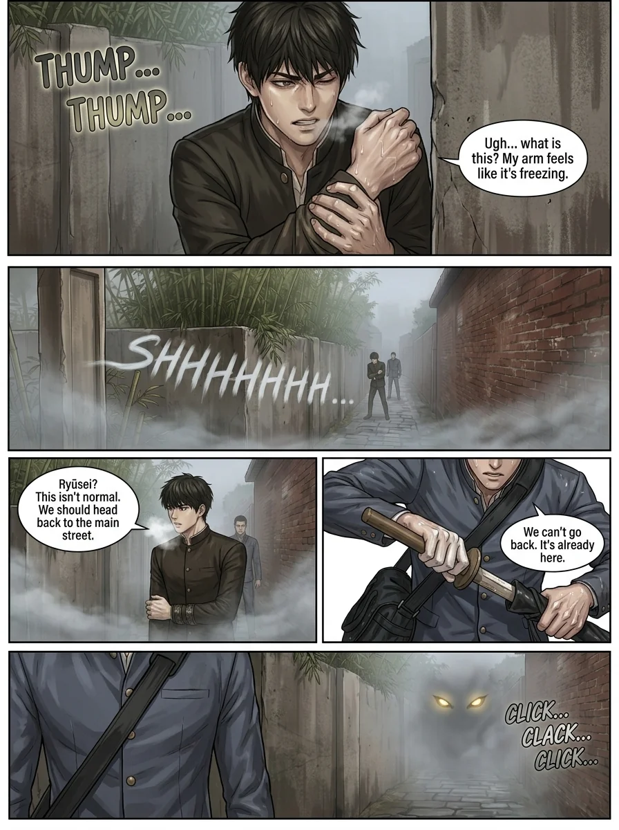 Wreckage of the Immortals Chapter 1 Page 7 - AI Generated Manga