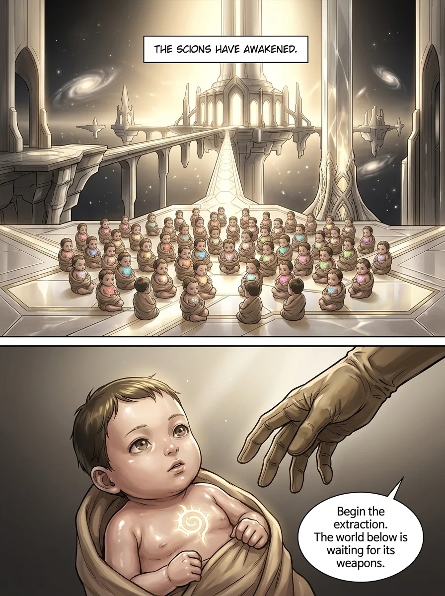 Elementum Chapter 3 Page 18 - AI Generated Manga