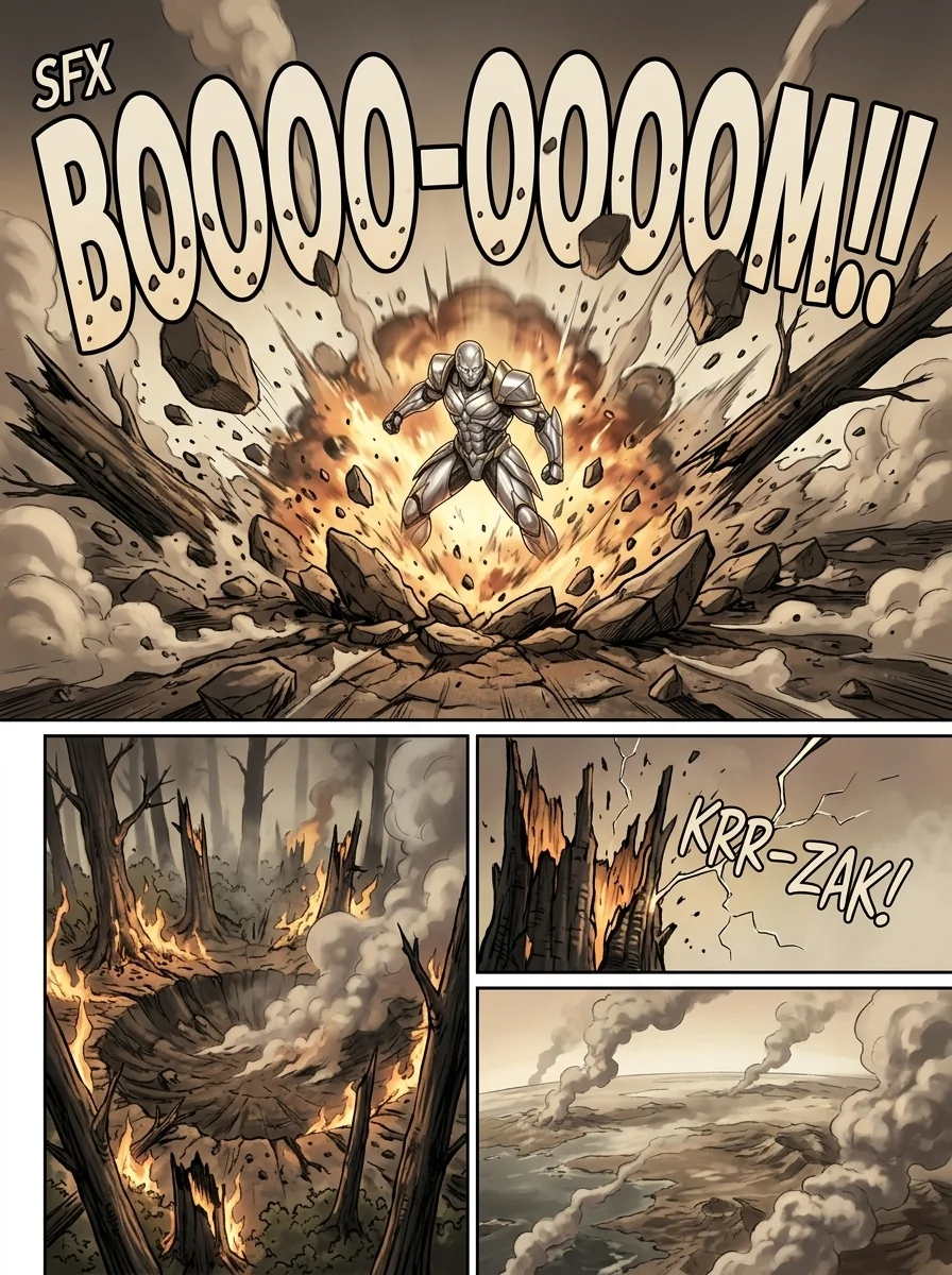 Elementum Chapter 3 Page 28 - AI Generated Manga