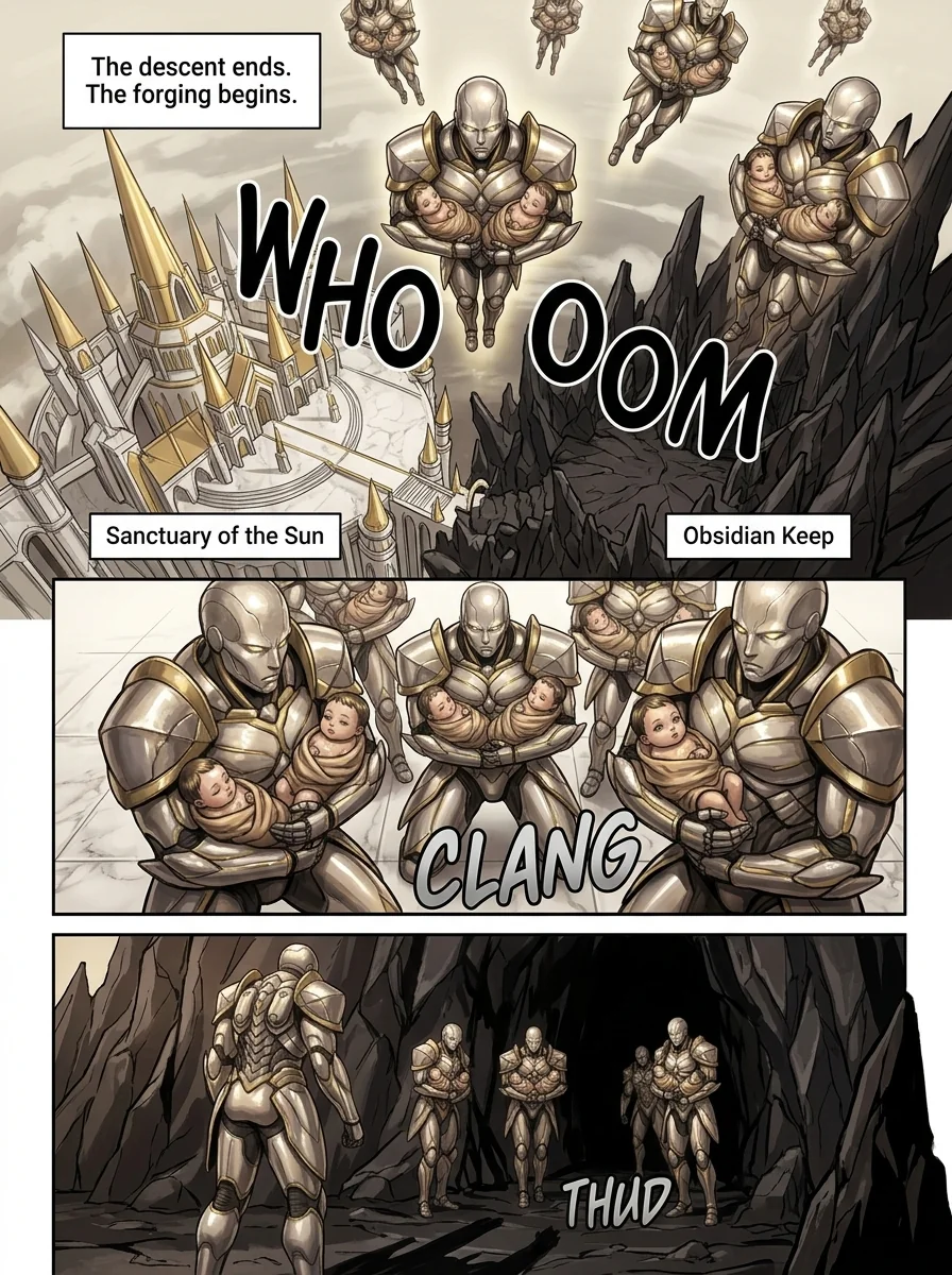 Elementum Chapter 3 Page 30 - AI Generated Manga