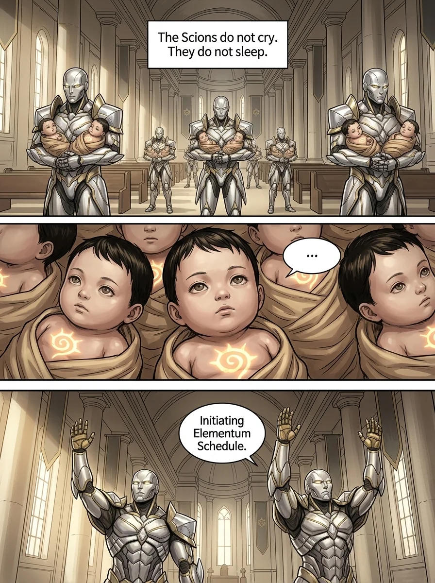 Elementum Chapter 3 Page 31 - AI Generated Manga