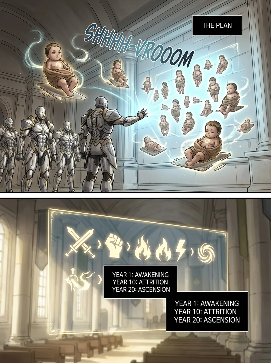 Elementum Chapter 3 Page 32 - AI Generated Manga