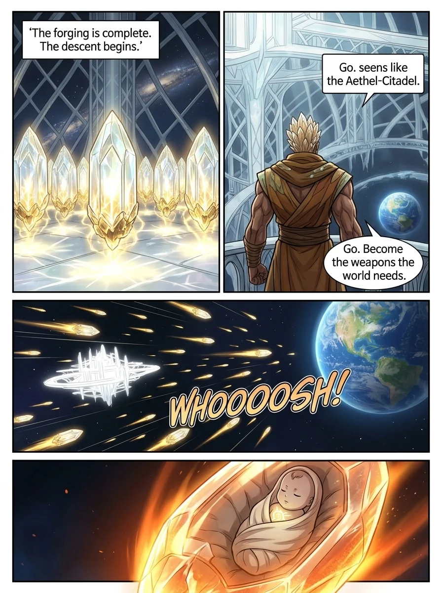 Elementum Chapter 3 Page 7 - AI Generated Manga