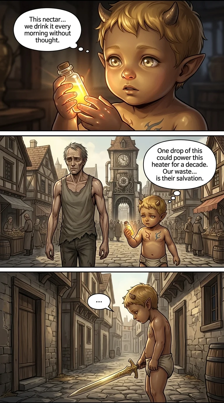 Elementum Chapter 5 Page 9 - AI Generated Manga