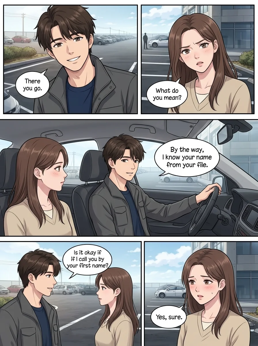 Sun kissed Chapter 3 Page 2 - AI Generated Manga