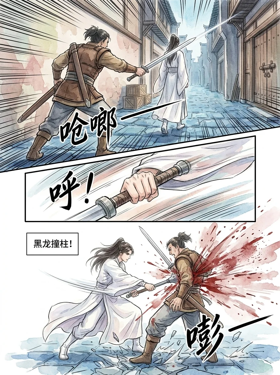 鸣龙 Chapter 1 Page 14 - AI Generated Manga