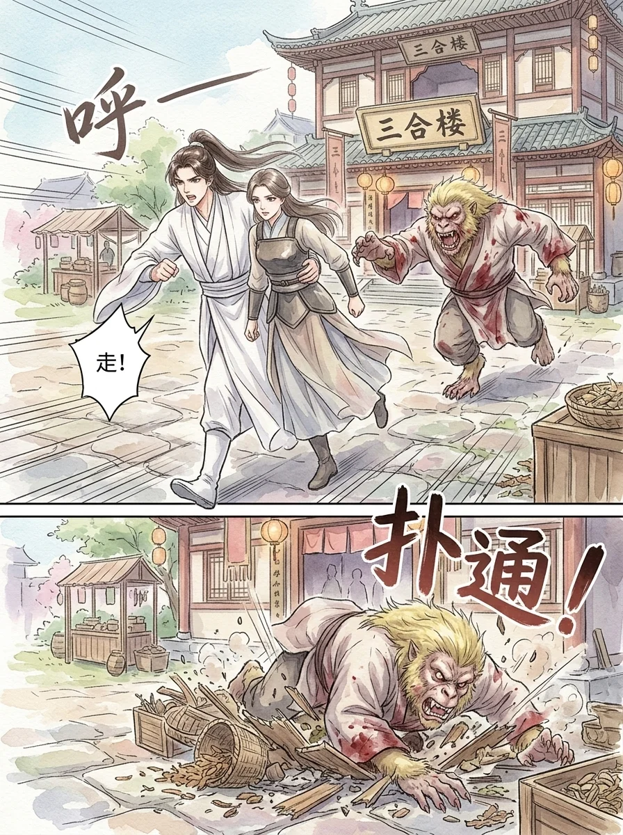 鸣龙 Chapter 2 Page 46 - AI Generated Manga
