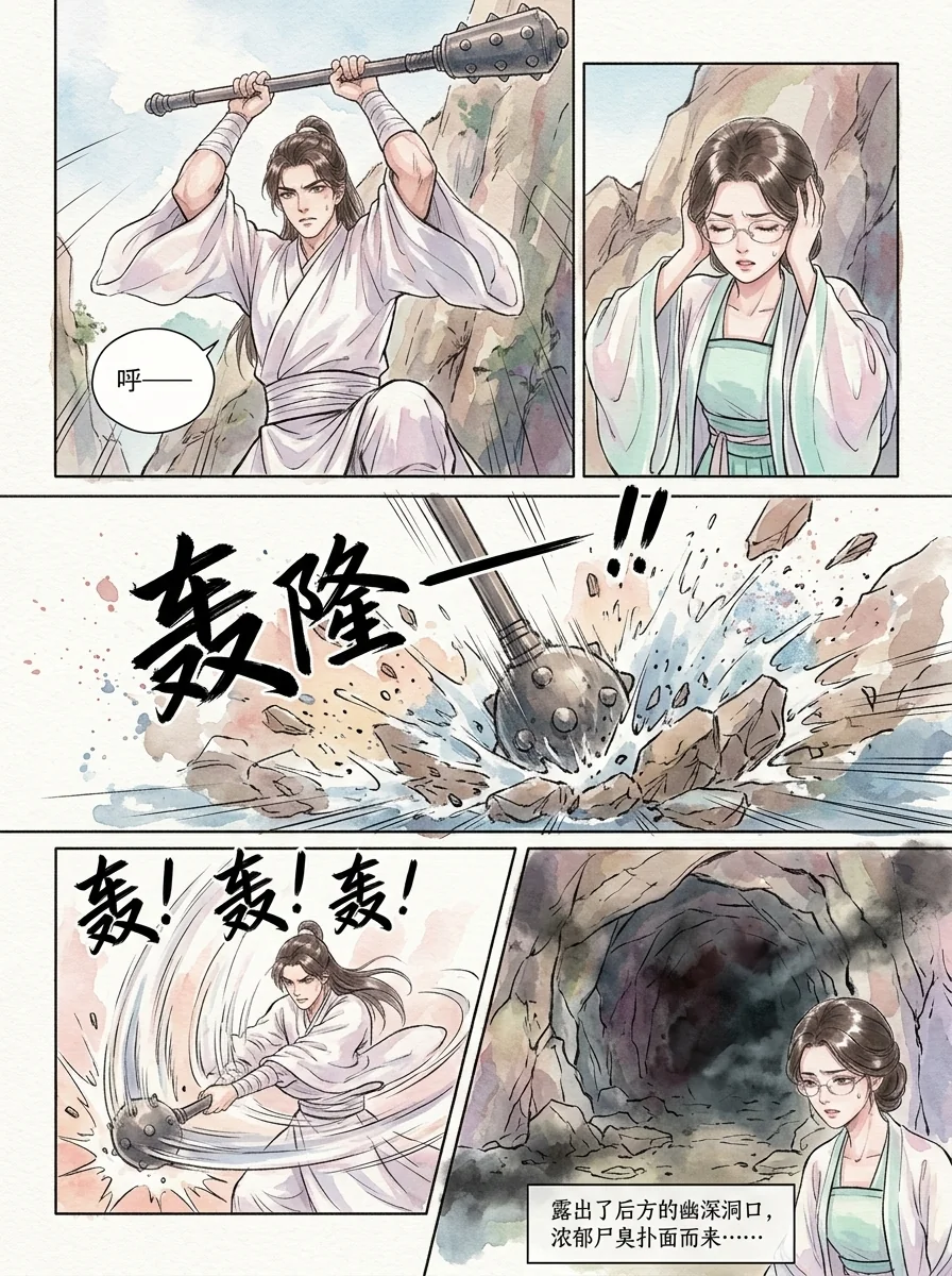鸣龙 Chapter 3 Page 34 - AI Generated Manga