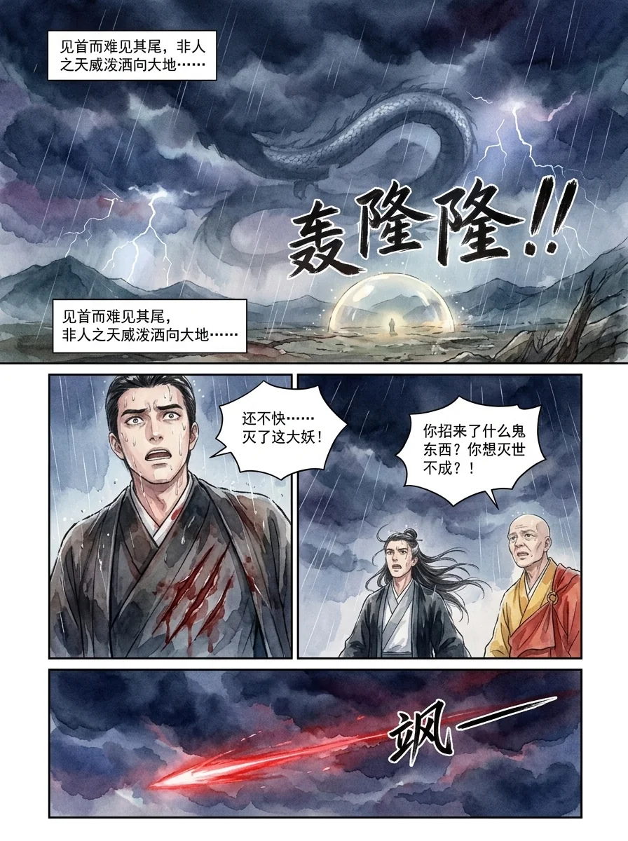 鸣龙 Chapter 32 Page 13 - AI Generated Manga
