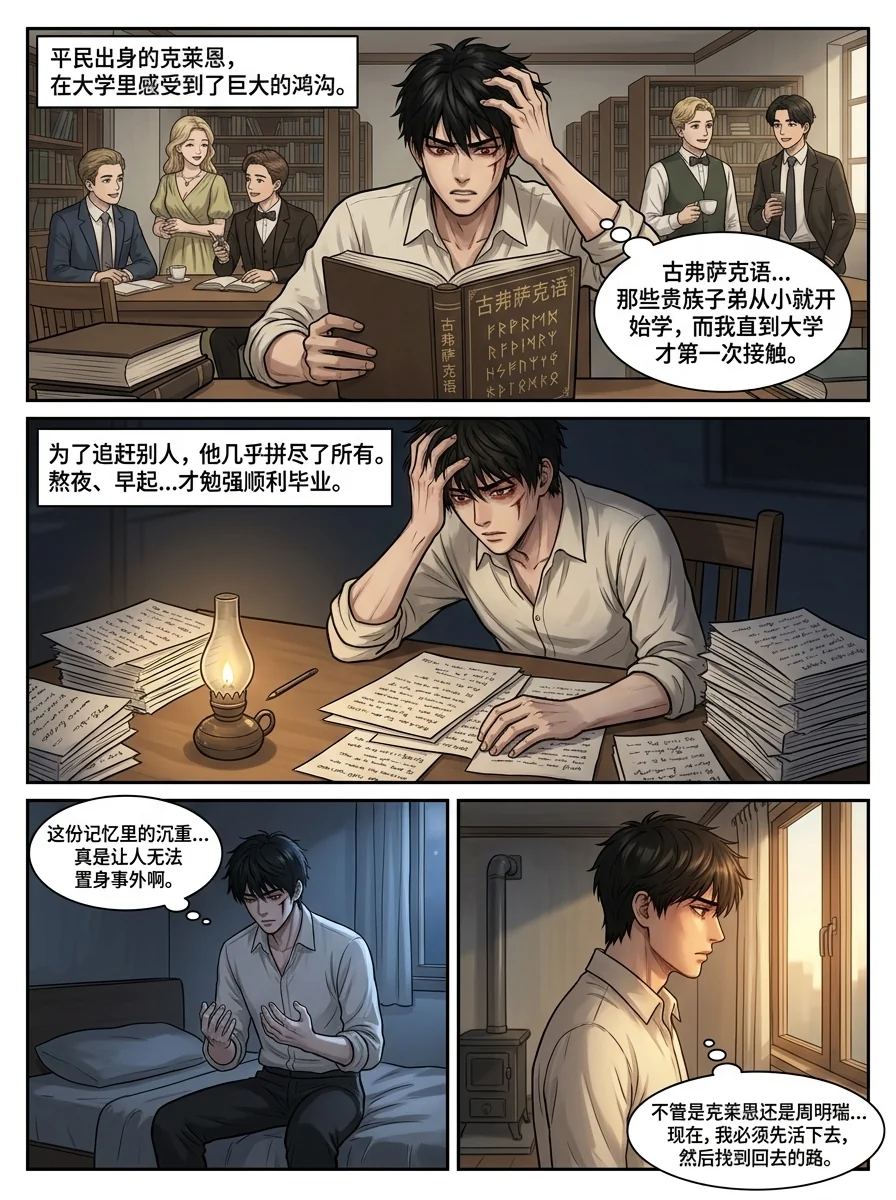 诡秘之主 Chapter 3 Page 8 - AI Generated Manga