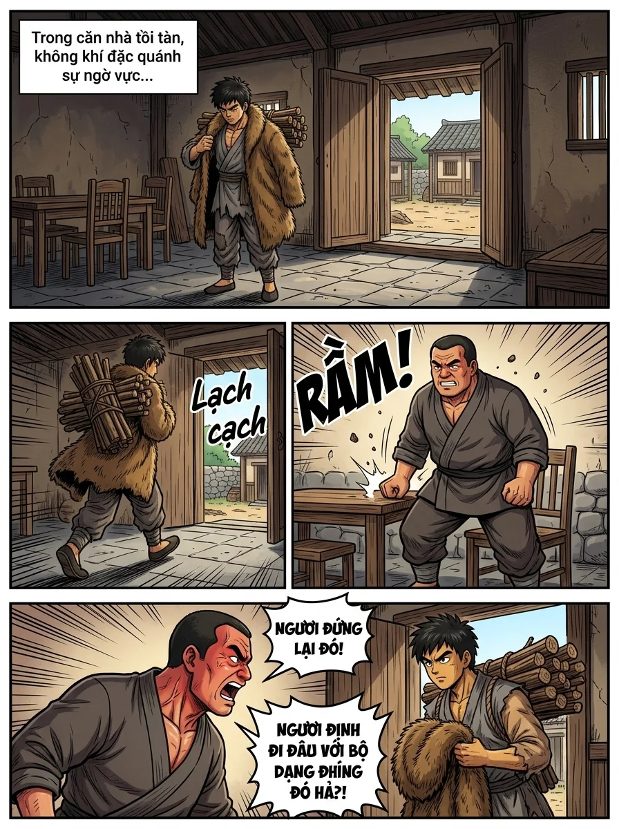Ta Mỗi Ngày Một Quẻ Lương Thịt Đầy Kho Chapter 3 Page 5 - AI Generated Manga
