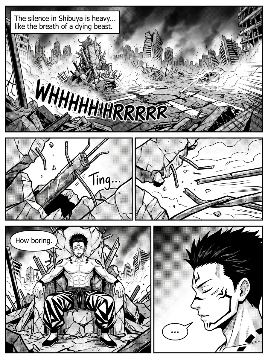 Rengoku vs Sukuna : A epic battle  Chapter 1 Page 3 - AI Generated Manga
