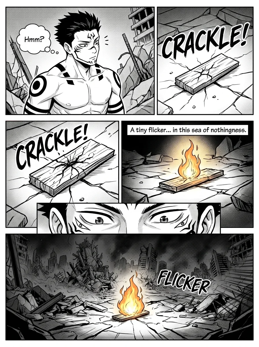 Rengoku vs Sukuna : A epic battle  Chapter 1 Page 6 - AI Generated Manga