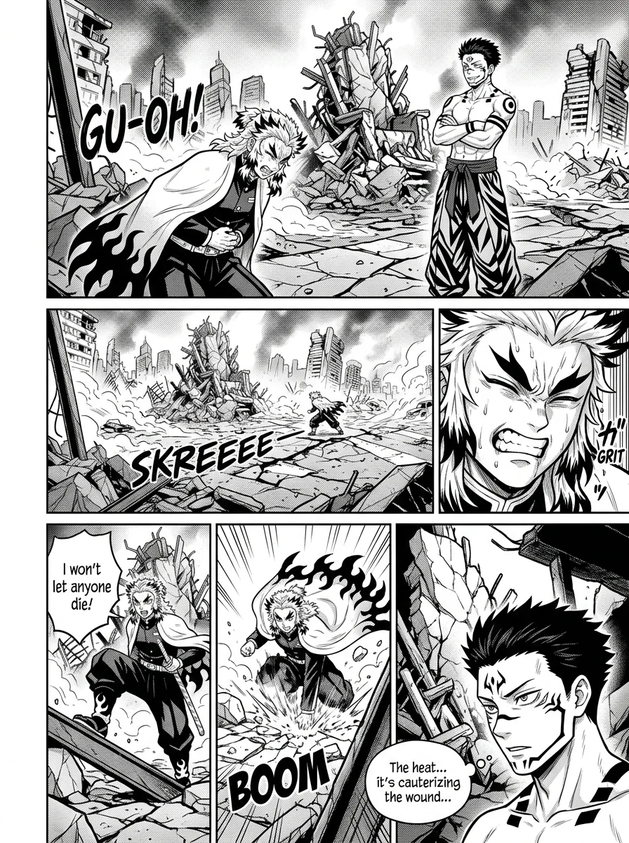 Rengoku vs Sukuna : A epic battle  Chapter 7 Page 18 - AI Generated Manga