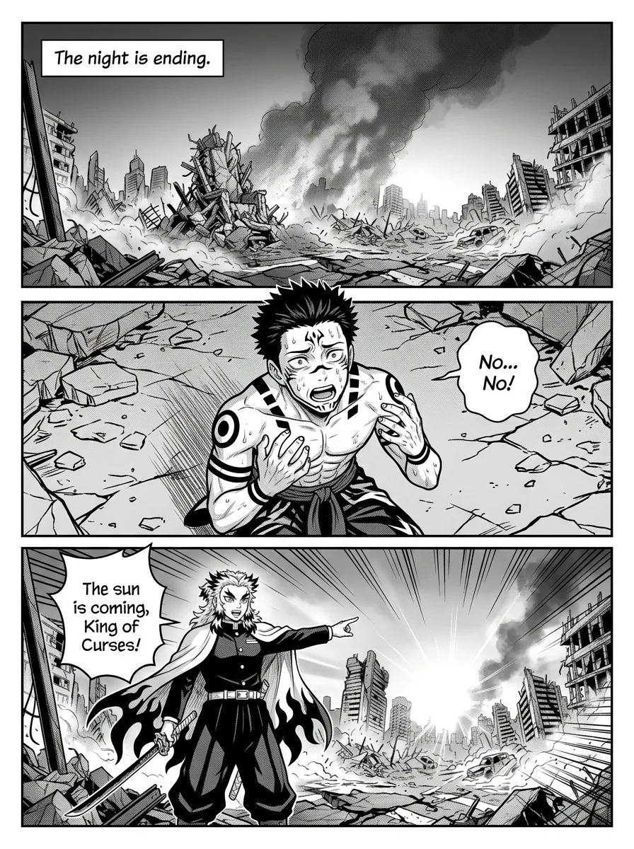 Rengoku vs Sukuna : A epic battle  Chapter 7 Page 30 - AI Generated Manga