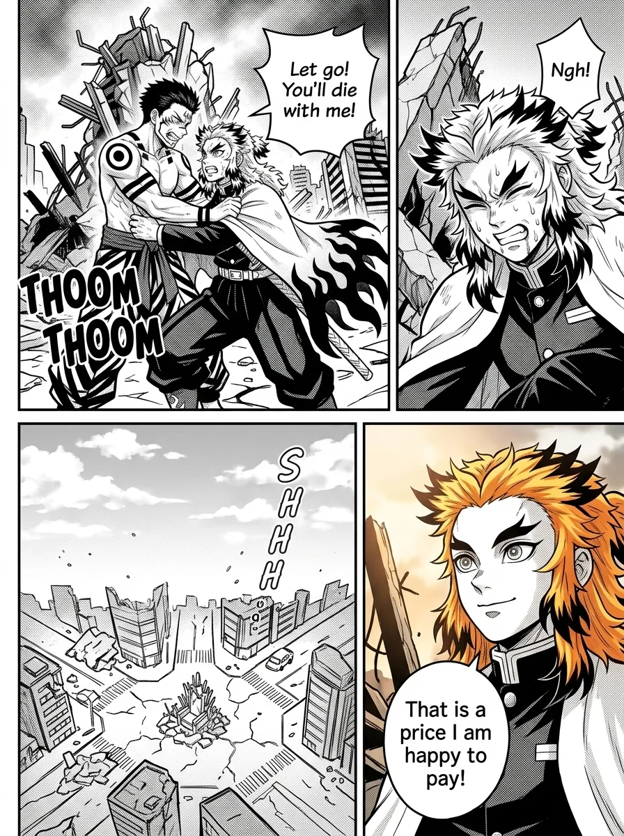 Rengoku vs Sukuna : A epic battle  Chapter 7 Page 31 - AI Generated Manga