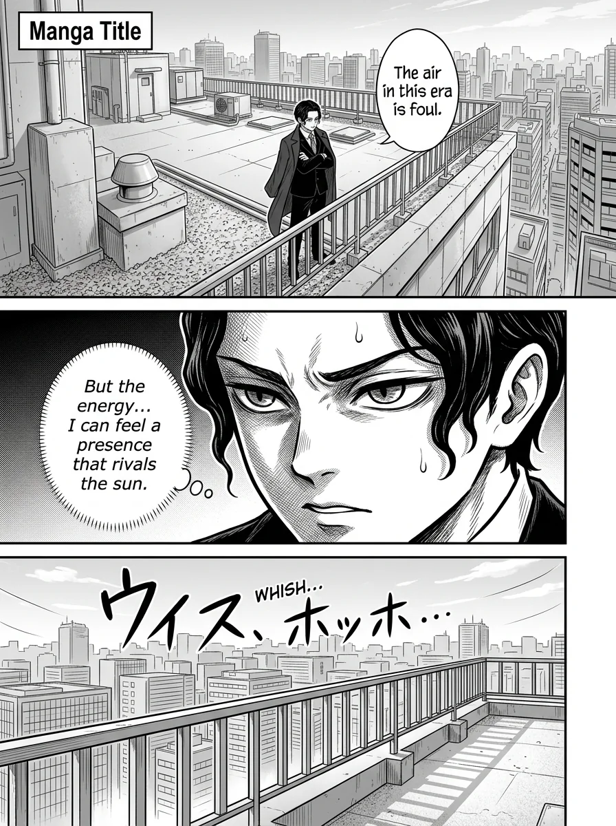 Gojo vs Muzan : A coming thriller  Chapter 1 Page 1 - AI Generated Manga