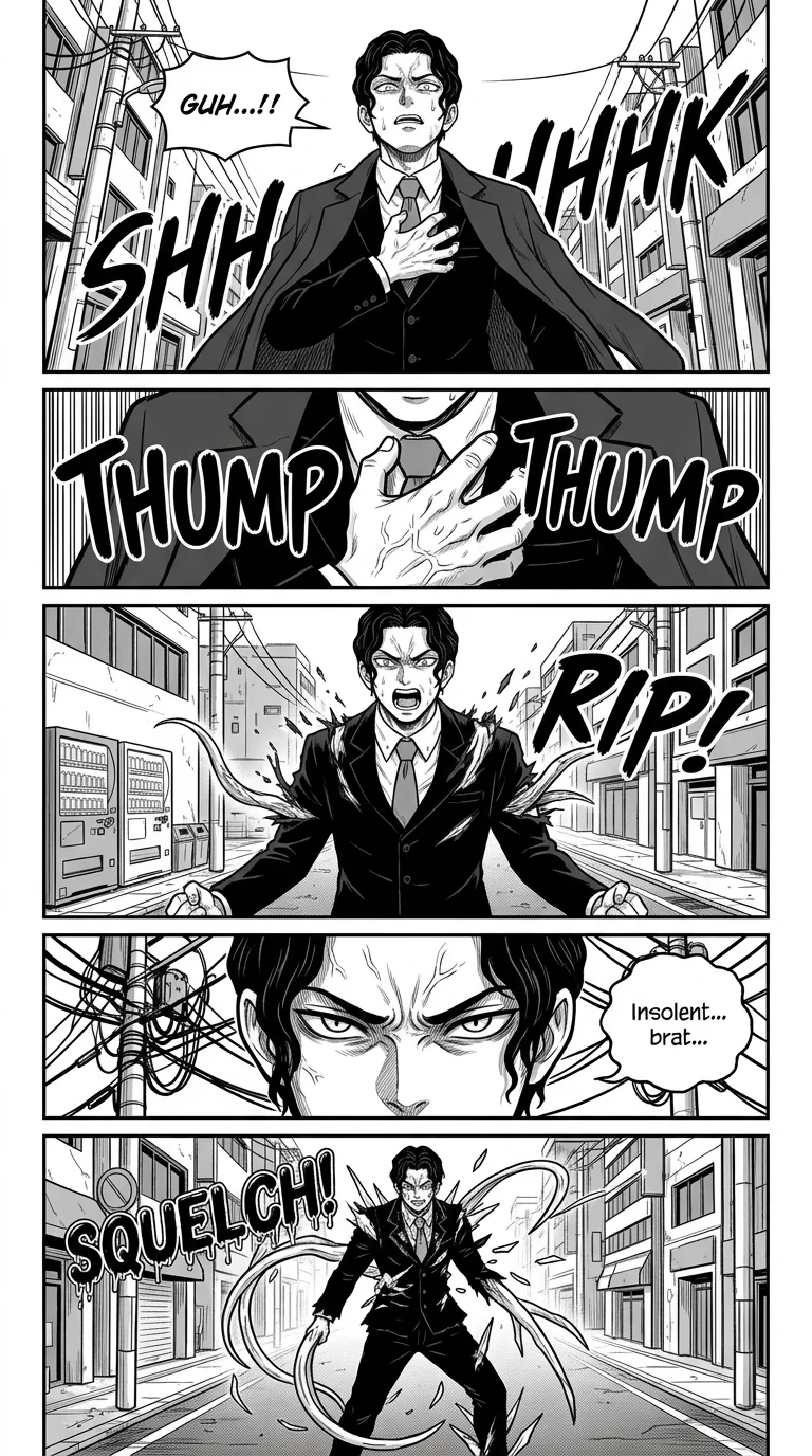 Gojo vs Muzan : A coming thriller  Chapter 2 Page 4 - AI Generated Manga