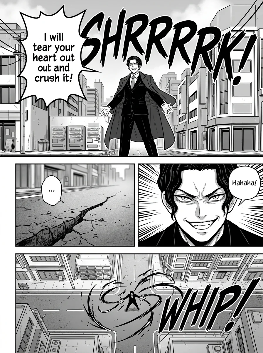 Gojo vs Muzan : A coming thriller  Chapter 2 Page 5 - AI Generated Manga