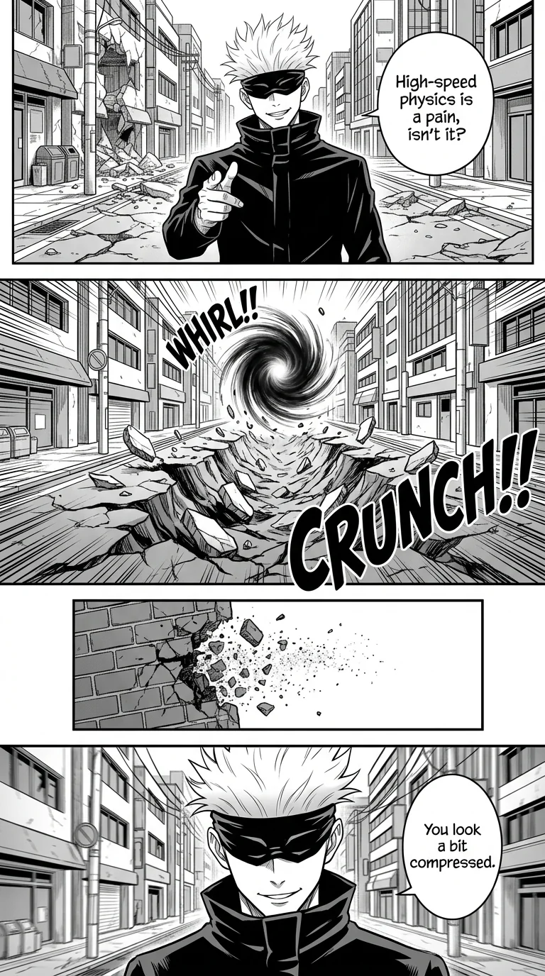 Gojo vs Muzan : A coming thriller  Chapter 3 Page 8 - AI Generated Manga